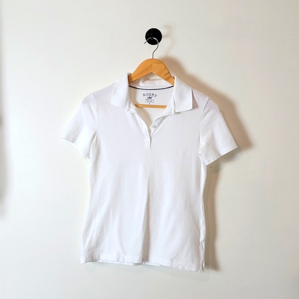 White Polo Shirt *Coastal Grandma*
